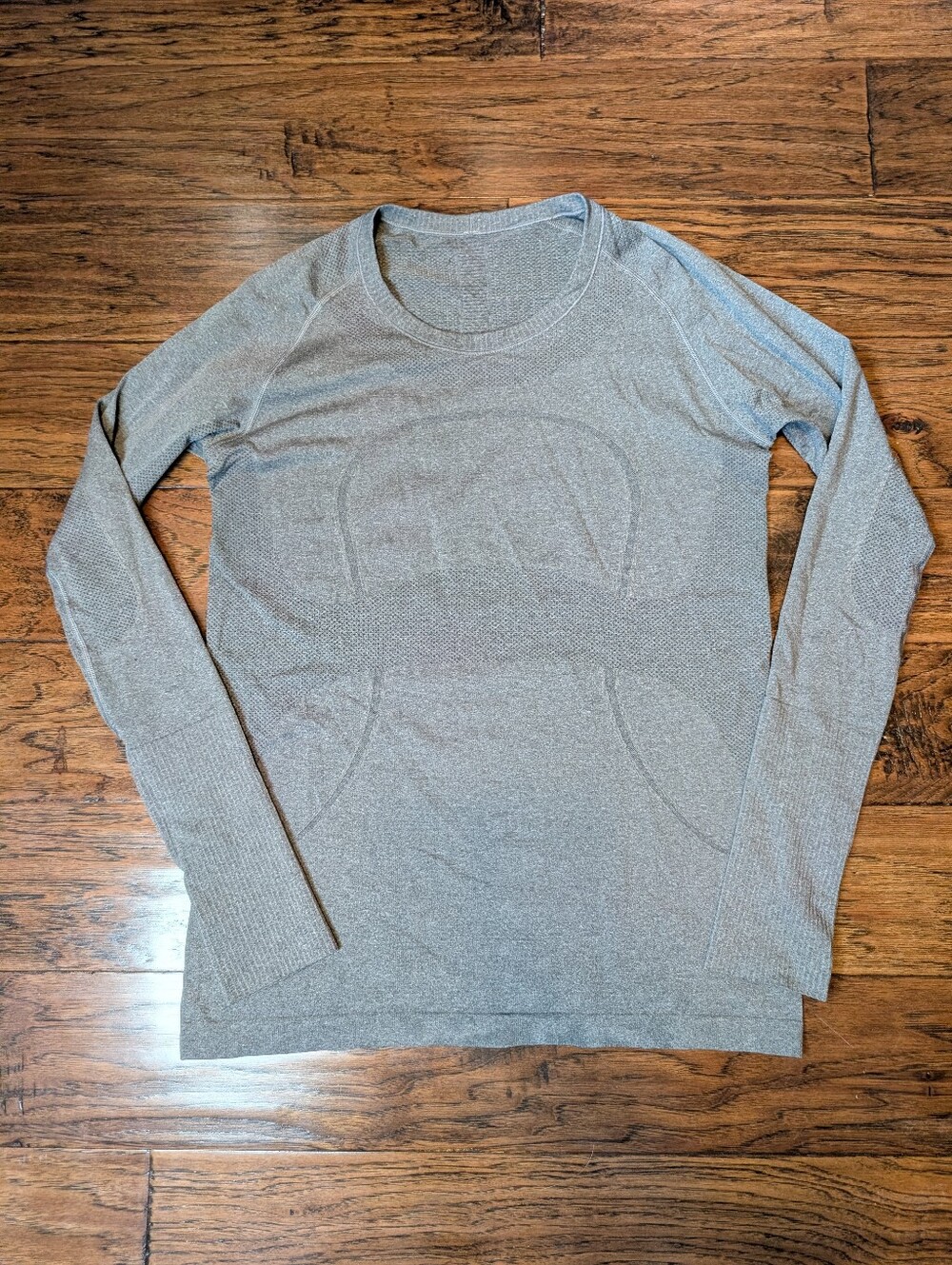 Lululemon Swiftly Long Sleeve Grey Top Size 10